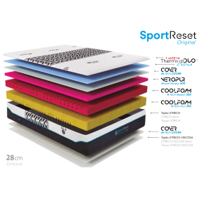 COLCHÓN SPORT RESET ORIGINAL 28CM BY TOENDE