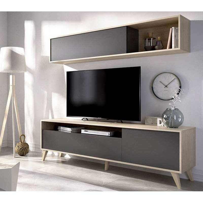 SALÓN COMPACTO TV BONN DEKIT - MAFER MUEBLES