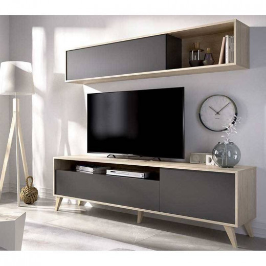 SALÓN COMPACTO TV BONN DEKIT - MAFER MUEBLES