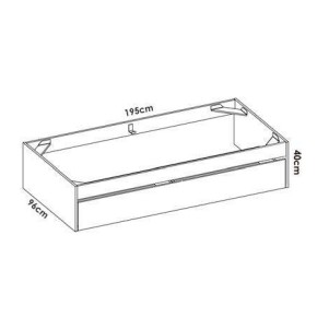CAMA NIDO 90X190CM LAGO DEKIT