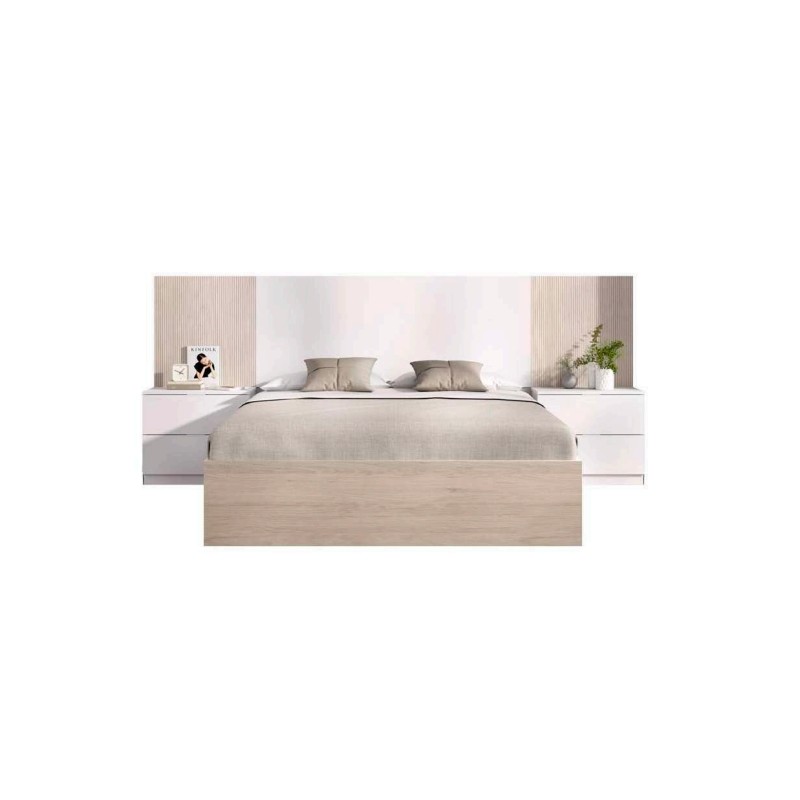 CABEZAL+2 MESITAS 2 CJ+ARO CAMA 135/140X190CM LOMA DEKIT
