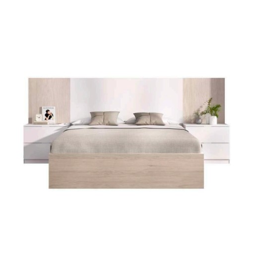 CABEZAL+2 MESITAS 2 CJ+ARO CAMA 135/140X190CM LOMA DEKIT