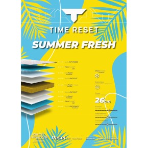 COLCHÓN SUMMER FRESH 22/26CM RESET BY TOENDE - MAFER MUEBLES BENICARLÓ