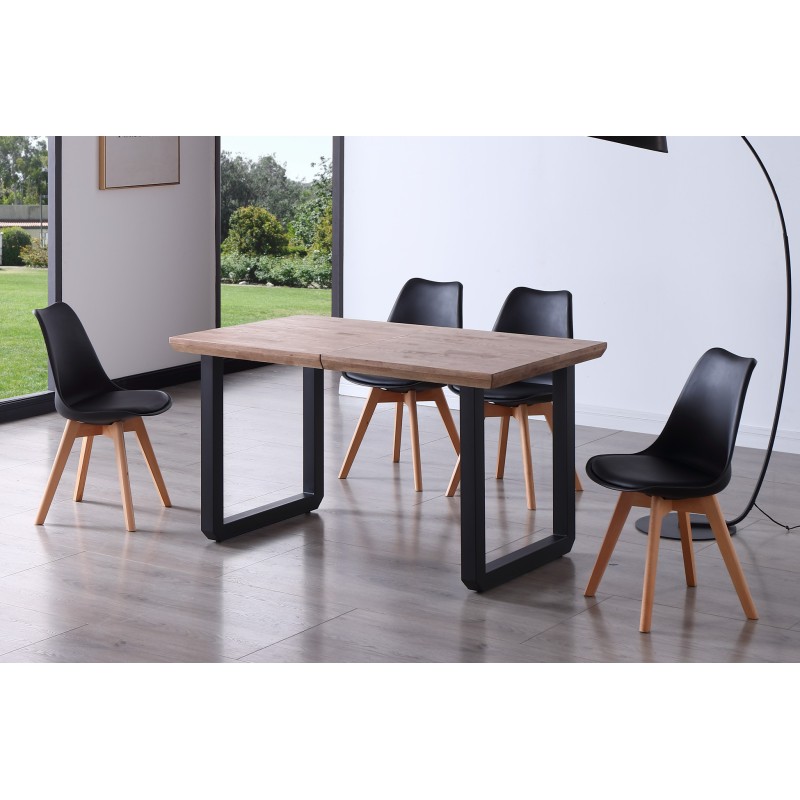 MESA COMEDOR EXTENSIBLE ROMA 140-180-220CM ADEC