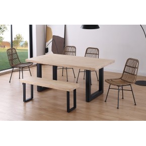 MESA COMEDOR FIJA LOFT 180x100CM ADEC