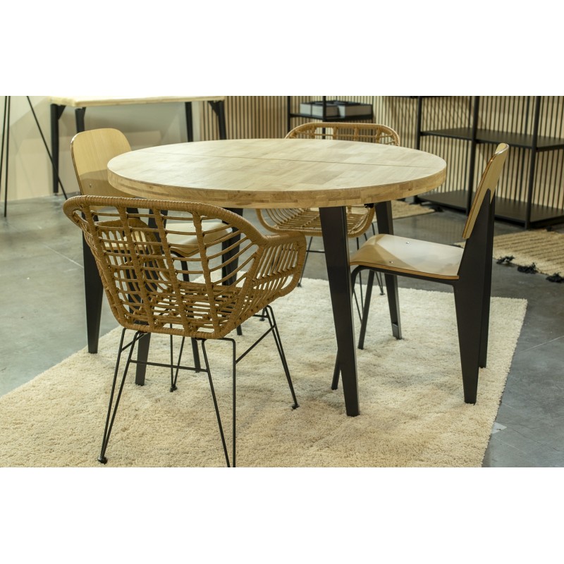 MESA COMEDOR EXTENSIBLE BERG 120-160-200CM ADEC