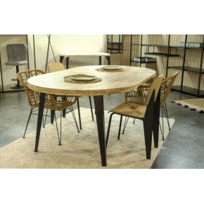MESA COMEDOR EXTENSIBLE BERG 120-160-200CM ADEC
