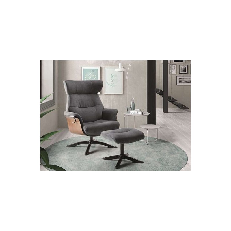 SILLÓN RELAX+POUFF OSAKA CHITRA