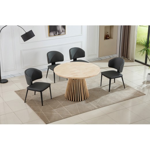 MESA COMEDOR EXTENSIBLE GROVE 100 - 140 - 180 CM ADEC - MAFER MUEBLES BENICARLÓ